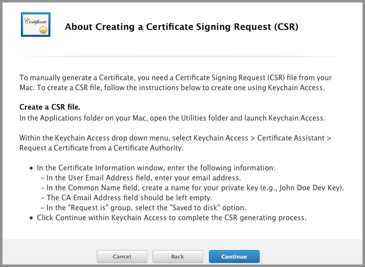 Generate Private Key From Certificate Ios